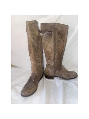 Anthropologie Schuler and sons Leather Tall Riding Boots Size 9